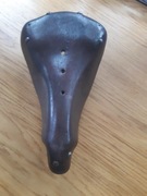 Stare skórzane siodełko do roweru - odnawiane