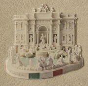 Magnes na lodówkę Fontanna Di Trevi Włochy Italy Rzym Watyka Roma(40)