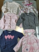 Super Zestaw Tylko Markowe Bluzy Dziecięce 80-86 Jak Nowe Gap 6 szt. 