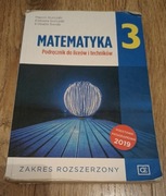 Podręcznik matematyka 3 dla liceów i techników Pazdro zakres rozszerzony