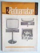 Radioamator i Krótkofalowiec 12/1973 spis artykułów na zdjęciu