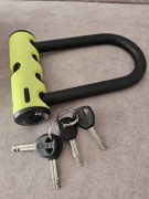 Zapięcie Abus U-lock U-mini żołty