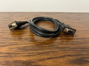 Kabel szeregowy DB9 RS232 COM F-F czarny