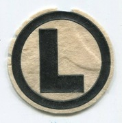 _Naszywka Legia Warszawa, 8x8 cm