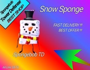 Spongebob Tower Defense Snow Sponge SW 5-Stars NAJTANIEJ