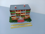 Domek  blok  budowla  skala HO .