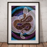 Plakat Poster Snake Wąż A3