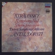 Stravinsky Symphony No. 1, Scherzo fantastique - Dorati  NM-/NM