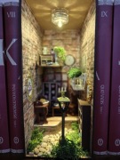 Book Nook różana kawiarenka