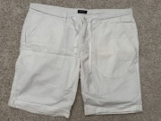 MCNEAL r. XXL Peek & Cloppenburg len krótkie spodenki białe męskie