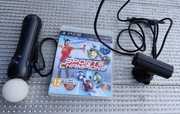 PS3 Kontroler ruchu Move z kamerką Ps Eye i grą na konsole Sony PlayStation