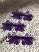 NOWE 3 szt okulary przeciwsłoneczne gwiazdy fioletowe festiwal impreza