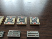 Stare elementy Lego Star Wars 3068ps1 i 3069ps1 old light gray  do 6212 