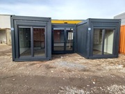 ZESTAW KONTENER BIUROWO MIESZKALNY TRIO ŁAZIENKA KLIMATYZACJA (50m2)