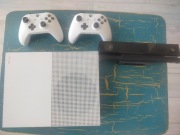 Xbox One S 1TB + 2 pady + Kinect | zestaw | sprawna | gotowa do gry