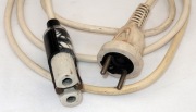 Kabel przyłączeniowy z wtyczką do starego żelazka/prodiżu/ogrzewacza