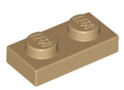 LEGO 5x33023,6225, 28653 plate Dark Tan 1x2 używane