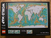 Karton pudełko Lego Mapa Świata 31203