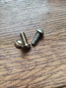 Śruba PRL łeb kulisty M6 dł 16 mm    komar wsk wfm