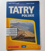 Mapa papierowa Tatry Polskie