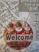 Okrągły dekoracyjny wiszący