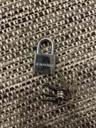 Kłódka parkside mała + zestaw kluczyków