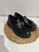 Czarne Loafersy DeeZee