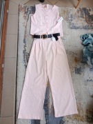 Komplet garnitur pudrowy róż italy 