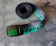 pasek do spodni płomienie 