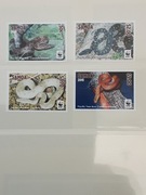 Samoa 2015  Mi  1218-21  węże WWF  piękna seria  idealna pozyzja 