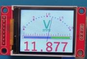 Woltomierz analog/cyfr, 3cyfry, wyświetlacz 1.8" TFT