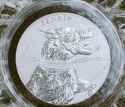 Srebrna moneta FENRIR GERMANIA BEASTS 2022 Germania Mint 1 oz Ag.9999