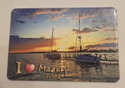 Magnes na lodówkę MAZURY Giżycko Ruciane Nida Ryn Mikołajki Augustów(43) 