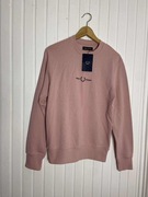 Sweter męski Fred Perry pudrowy bawełniany org XS