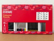 Kredki Ołówkowe 34 Sztuki