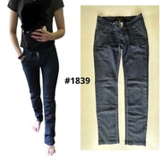 Spodnie klasyczne jeans S/36 W28 low waist #1839