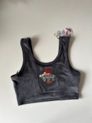 Aksamitny top piżamowy Atomówki L 