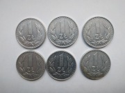 Moneta 1 zł PRL zestaw 6 szt. z 1988 roku,mennicze