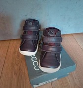 Skórzane buty chłopięce trzewiki kozaki na rzepy Ecco First Gore-Tex 22