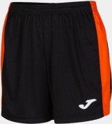 Spodenki dziecięce JOMA TOKIO II Short czarno-pomarańczowe r.6XS-5XS
