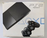 Sony PlayStation 2 Slim SCPH-90004 czarna + 2 karty pamięci + 6 gier PS2