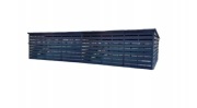 Wiata śmietnikowa panelowa 12x5 osłona, schowek
