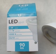 LED 1W Gu10 4500K