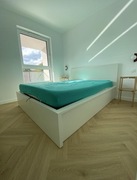 Lóżko kontynentalne z pojemnikiem Ikea Malam 160x200