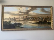 Kopia obrazu Canaletta „Widok Warszawy od strony Pragi”