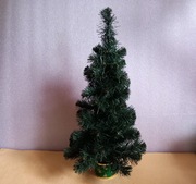 Mała choinka sztuczna jodła zielona 60 cm z podstawą