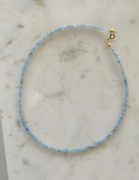 Pracownia Kamieni-Akwamaryn, naszyjnik-choker