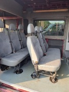 Ławka kanapa siedzenia z psami uchyty mocowania kompletne wypinane 