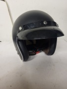 KASK VCAN BEZ SZCZĘKI CZARNY XL