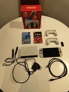 Nintendo Switch Oled + akcesoria + gry